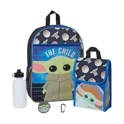 Ralme Star Wars Mandalorian Baby Yoda Backpack Set Fx8jy