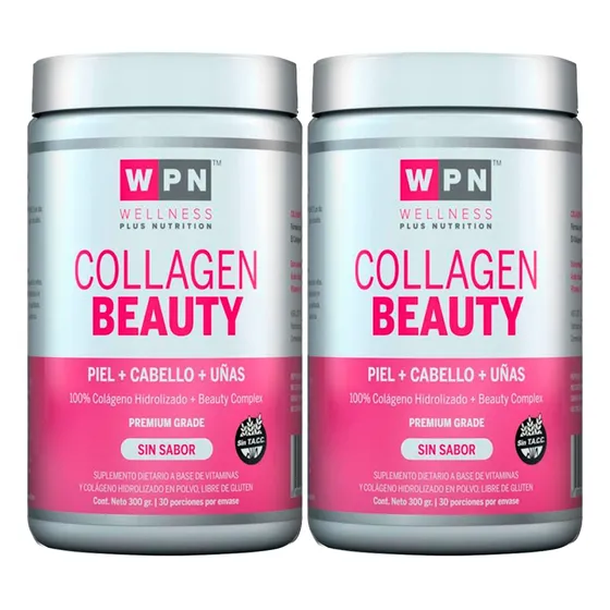 60 Días Colágeno 100% Hidro Q10 Resveratrol Hialurónico Wpn