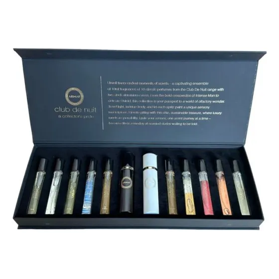 Set Armaf Club De Nuit Parfum Discovery 10ml (10 Pzas) Volumen De La Unidad 10 Ml