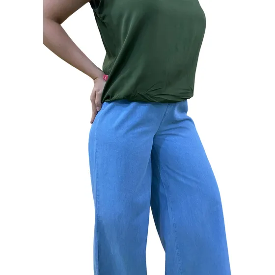 Pantalón Dama Estilo Palazzo Modelo Dany
