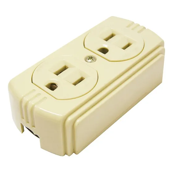 Contacto Doble Dúplex Superficie Aterrizado 15a 127v Surtek