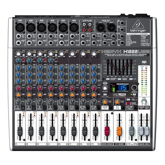 Consola Behringer X1222USB Xenyx de mezcla 220V