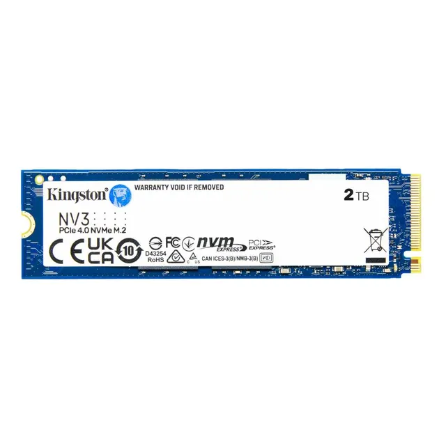 Ssd M.2 Nvme 2280 Kingston 2tb Nv3 Snv3s/2000g Pci-e Gen 4.0 Formato M.2 2280 Velocidade De Leitura Até 6000 Mb/s E Gravação Até 5000 Mb/s Cor Azul Ssd M.2 Nvme 2280 Kingston 2tb Nv3 Snv3s/2000g Pci-e Gen 4.0 Formato M.2 2280 Velocidade De Leitura Até 6000 Mb/s E Gravação Até 5000 Mb/s Cor Azul