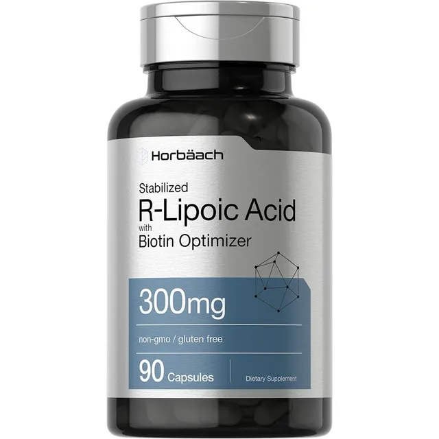 R Ácido Lipoico 300 Mg Estabilizado 90 Capsulas Horbaach
