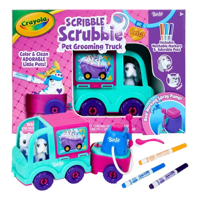 Juguete Camion De Aseo Crayola Color Pets Para Niños 3