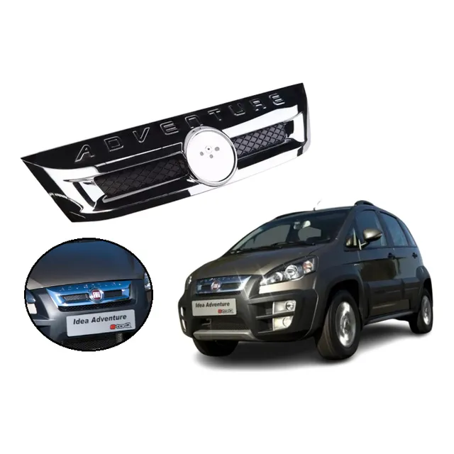 Grade Adventure Cromada Original Fiat Idea 2011 Até 2016