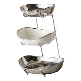Frutero Para Encimera De Cocina Cesta De Argent 3 Capa Frutero Para Encimera De Cocina Cesta De Argent 3 Capa