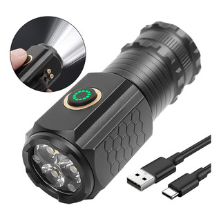 Mini Linterna Led, Potente Linterna, Lámpara De 2000 Lúmenes Mini Linterna Led, Potente Linterna, Lámpara De 2000 Lúmenes