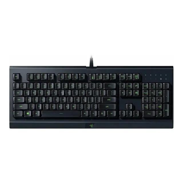 Kit de teclado y mouse gamer Razer Cynosa Lite + Abyssus Lite Español de color negro