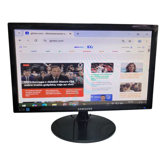 Monitor Samsung S19a300b Ls19a300bslzd Com Fonte Preto