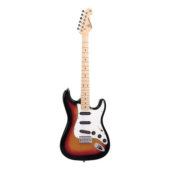 Guitarra elétrica SX Alder Series SST/ALDER de amieiro 3-tone sunburst brilhante com diapasão de bordo