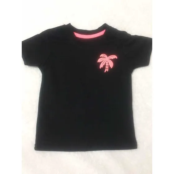 Franela Para Niño De Color Negro De Bebe Varon Importado
