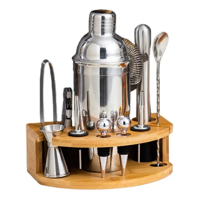 Set Bartender Cocteleria Acero Inoxidable 12 Piezas