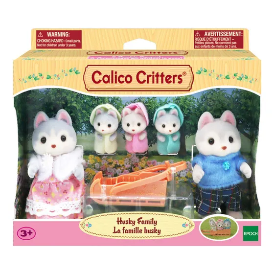 Sylvanian Familia Husky Calico Critters Ternurin Muñecos