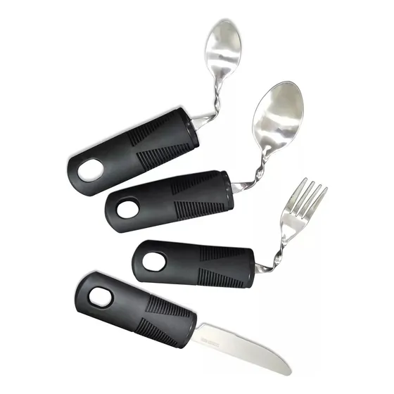Utensilios Pesados Y Cubiertos Utilizados Por Personas Con P