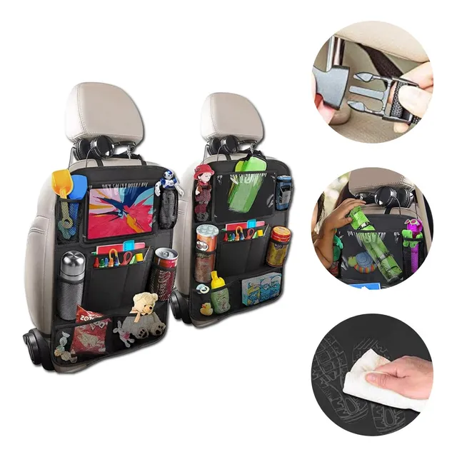  Organizador De Auto Porta Tablet iPad Botellas Premium