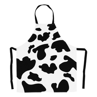 Delantal Para Cuello Colgante, Delantal Con Patrón De Vaca, Delantal Para Cuello Colgante, Delantal Con Patrón De Vaca,
