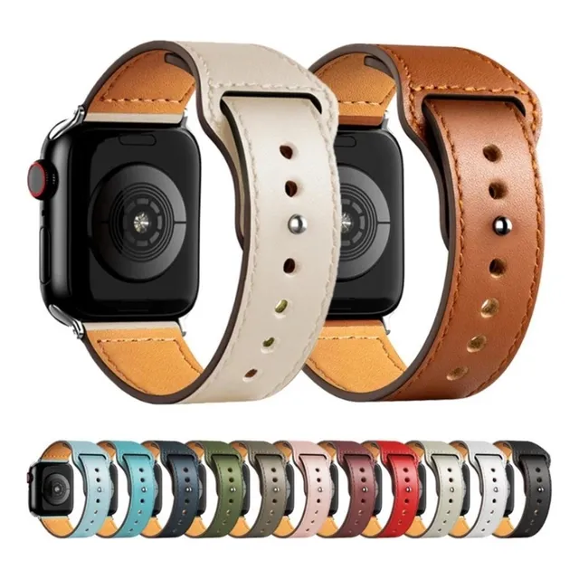 Correa De Cuero Para Apple Watch Series 10-1-se-u.