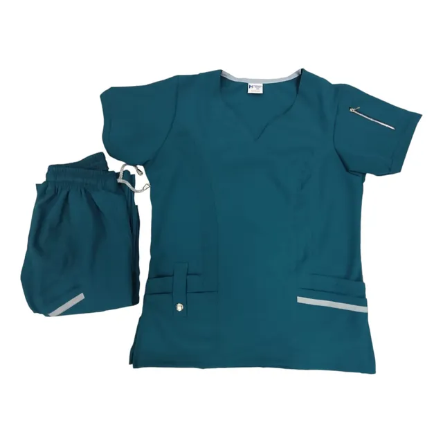 Uniforme Medico(antifluidos Tela Nova Importada Semi Strech)