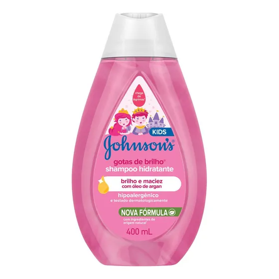 Shampoo Infantil Gotas De Brilho 400ml Johnson's