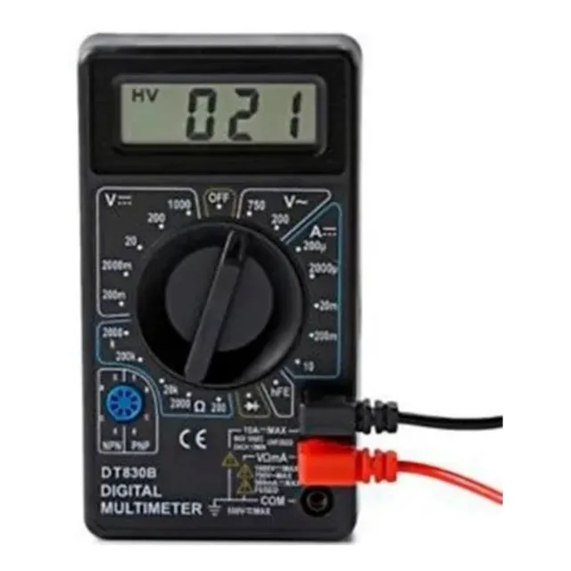 Multimetro Digital Tester Lcd Nuevo Dt830b