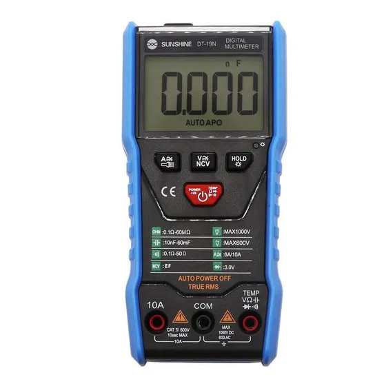 Tester Multímetro Digital Inteligente Sunshine Dt-19n