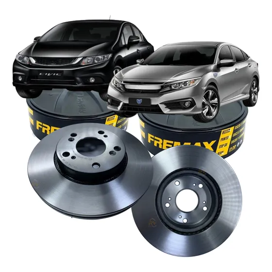 Par Disco Freio Dianteiro Civic 2012 Até 2020 Fremax