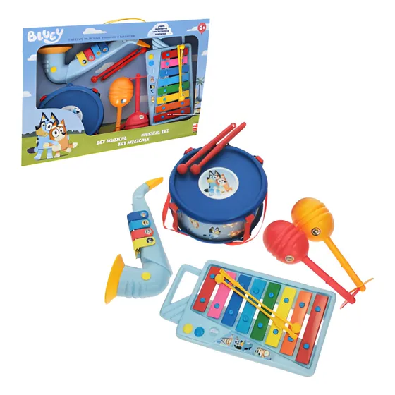 Instrumentos Musicales Set De Juguete Bluey Niños