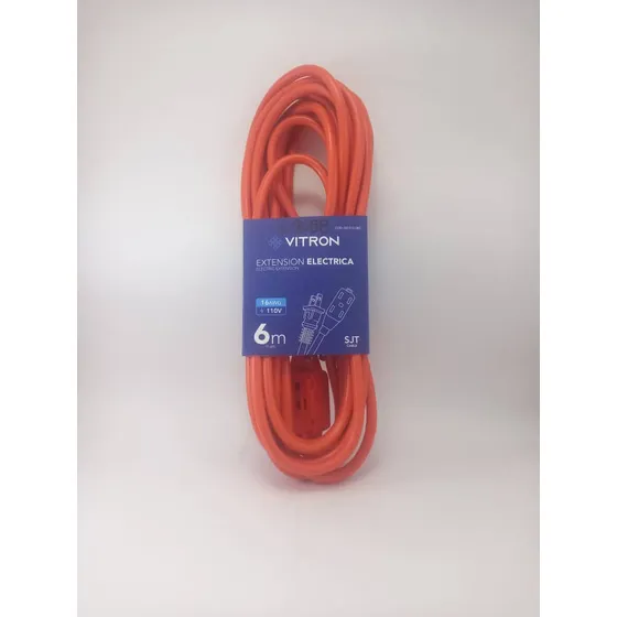 Extensión Electrica 6m Vitron.    09088