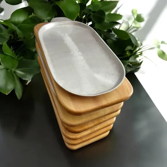 Tabla Para Servir Carnes Con Plancha Aluminio