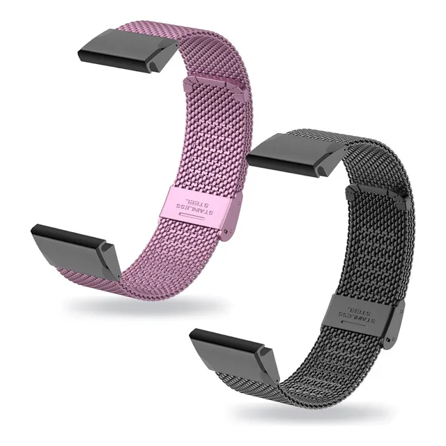 2 Piezas De Correa Para Garmin Fenix 6x Pro/sapphire/solar