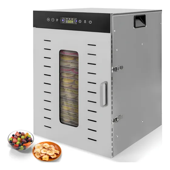Deshidratador Alimentos 16 Bandejas Industrial Acero Inox
