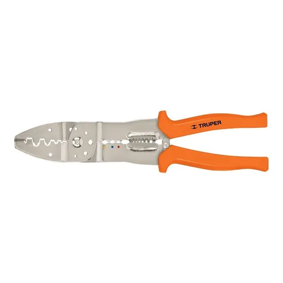 Pinza Pelacables 10'' 20-10 Awg Corte Crimpado 17358 Truper