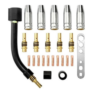 24pcs/set 15ak Mig Welder Soldador Y Juego De Boquillas De C 24pcs/set 15ak Mig Welder Soldador Y Juego De Boquillas De C