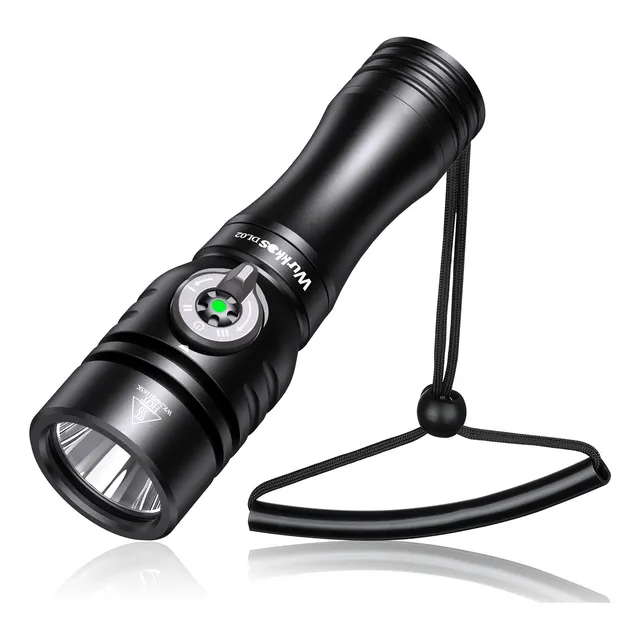 Luz Buceo Max Linterna Largo Alcance Indicador Modo