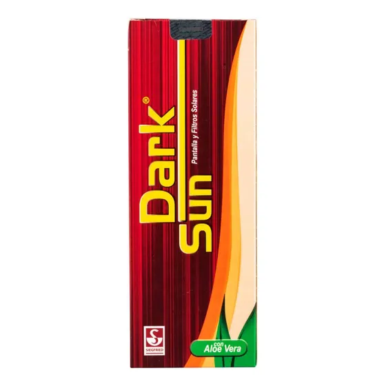 Protector Solar Dark Sun Siegfried Con Áloe Vera 120 Ml.
