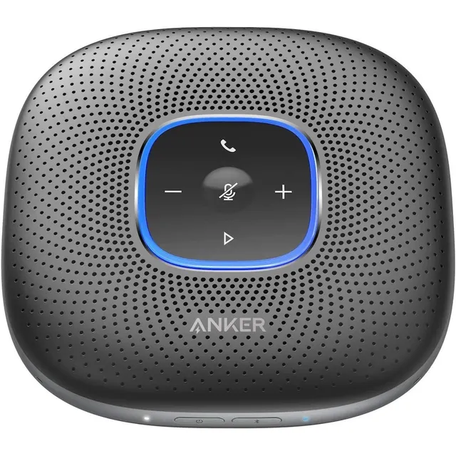Altavoz Bluetooth Anker Powerconf, Con 6 Micrófonos, 360°