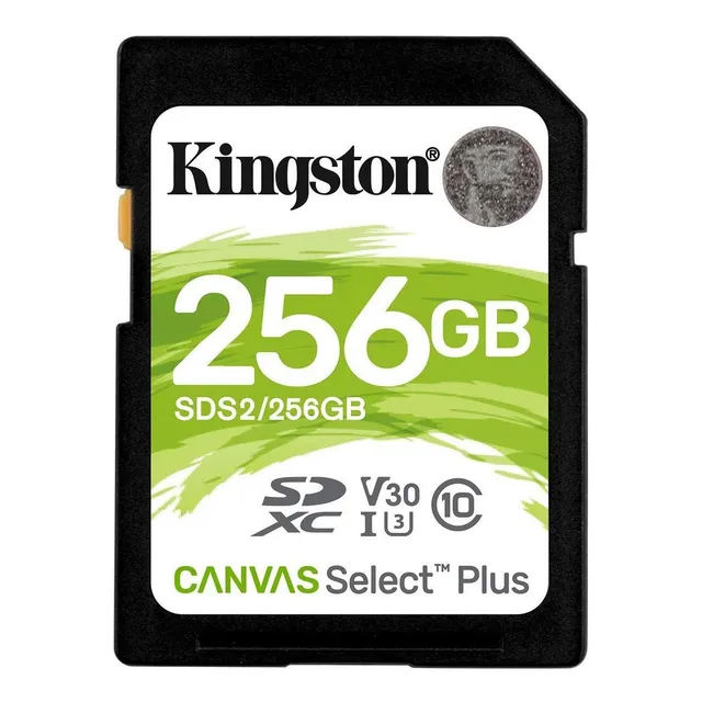 Tarjeta de memoria Kingston SDS2/256GB Canvas Select Plus 256GB