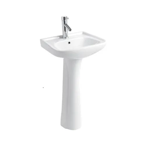 Lavamanos Con Pedestal De Lujo Isonic 8203 Orificio 3.5 Mm