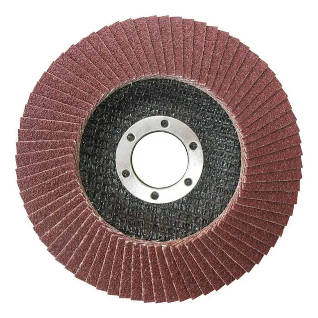 Packs X 5 Disco Flaps Grano 40 Para Amoladora 4 1/2 Pulgada 