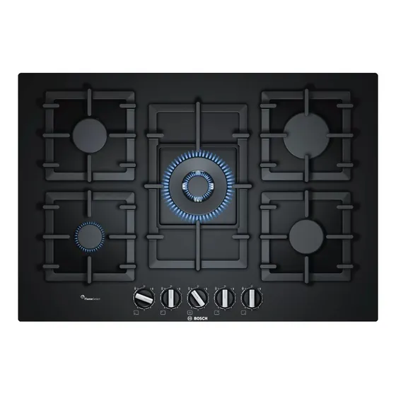 Anafe Bosch A Gas 75cm Vidrio Negro Ppq7a6b90
