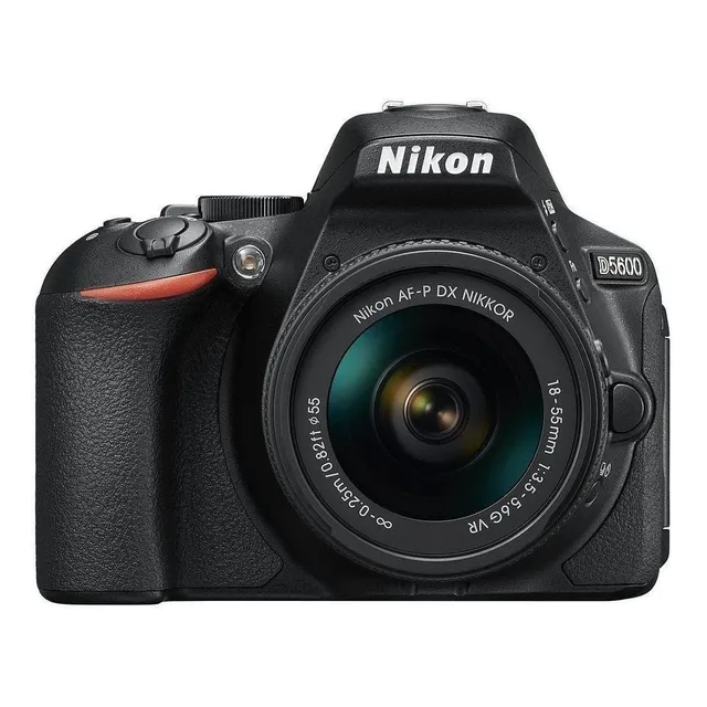Nikon Kit D5600 18-55mm VR DSLR color negro