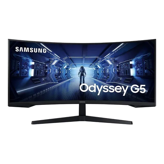 Monitor Gamer Samsung con pantalla de 34" 165Hz 220V y resolución Ultra WQHD