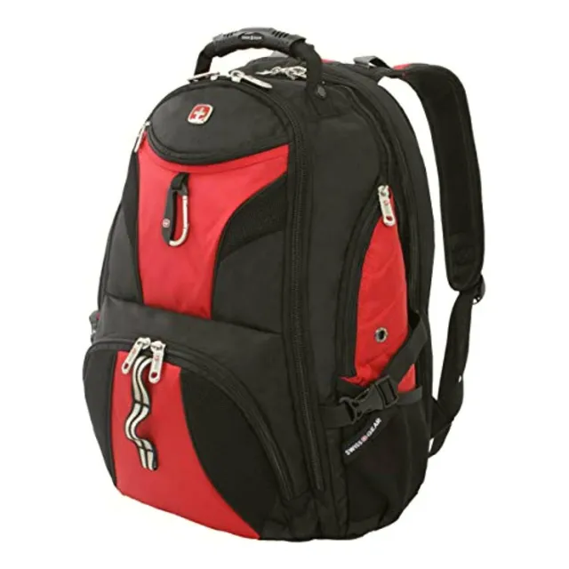 Swissgear Scansmart Mochila Para Laptop, Negro/rojo,