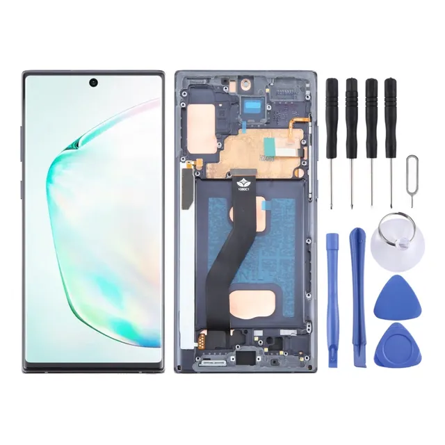 Qw Pantalla Tft Lcd Negra Para Samsung Galaxy Note10+
