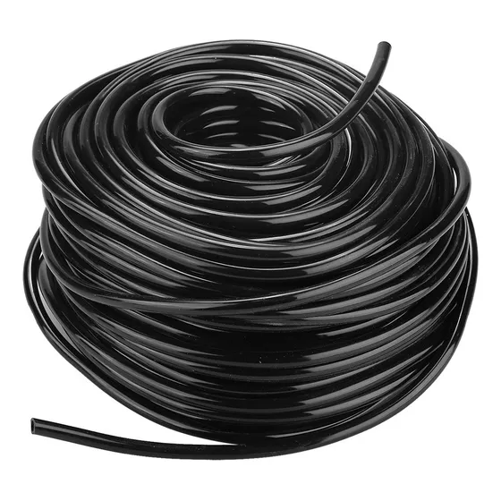 Ejoyous Manguera Riego Jardin Pvc Negro Resistente Flexible