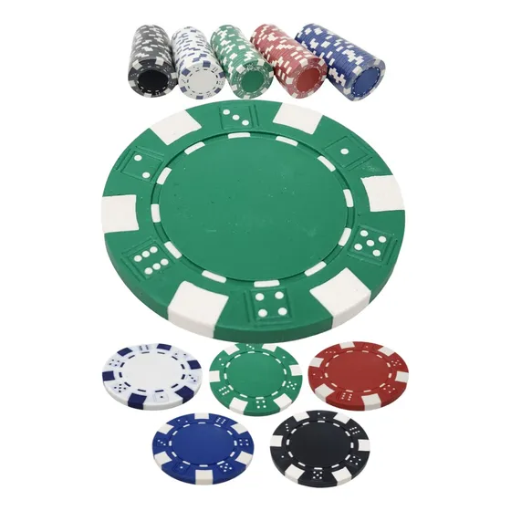 Tubo X 25 Fichas Lisas De Poker De 11.5 Grs