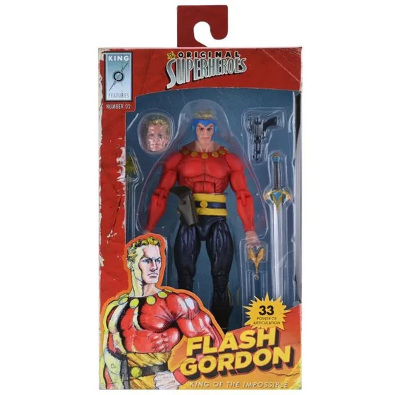 Neca The Original Superheroes Flash Gordon King Features 