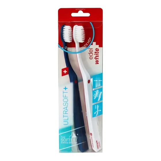 Escova Dental Edel White Flosserbrush Ultrasoft 2 Unidades