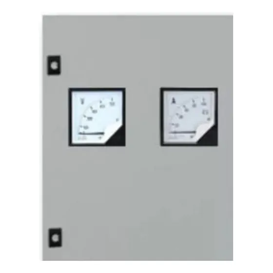 Tablero De Medicion Voltimetro  Amperimetro Panel Analogico